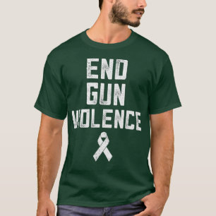 End Gun Gewalt T Shirt Orange Gun Kontrolle