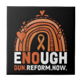 End Gun Gewalt Wear Orange T - Shirt Classic Fliese (Vorderseite)