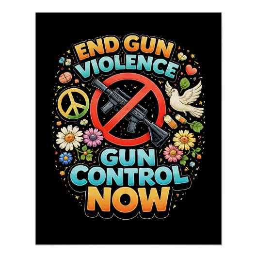End Gun Violence Now Poster (Vorderseite)