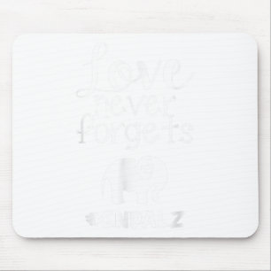 End Heimers Walking Liebe Vergiss nie Elefantenher Mousepad
