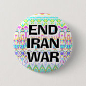 END IRAN WAR (you may change the words) Button (Vorderseite)