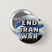 END IRAN WAR (you may change the words) Button (Vorne & Hinten)