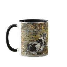 End of Day Cows Whimsical Farmhouse Cow Vintage