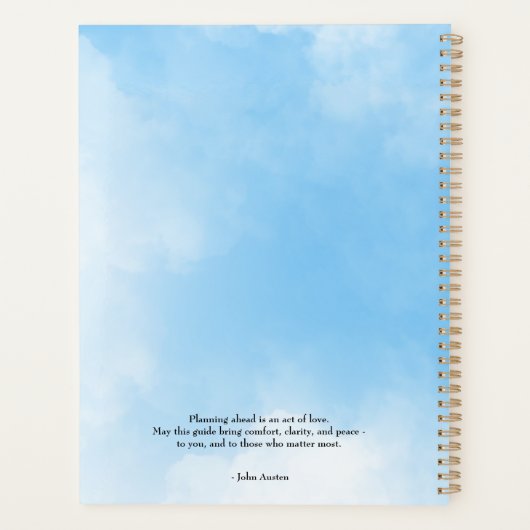 End-of-Life Planner Planer (Rückseite)