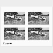 End of the Journey Rechteckiger Aufkleber (Blatt)