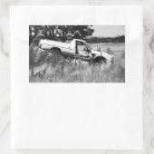 End of the Journey Rechteckiger Aufkleber (Tasche)