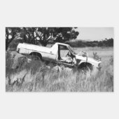 End of the Journey Rechteckiger Aufkleber (Vorderseite)