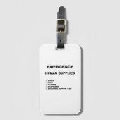 End of World Gepäckanhänger (Vorderseite Vertikal)