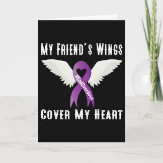 End Overdose My Friend's Wings Cover My Heart  Karte