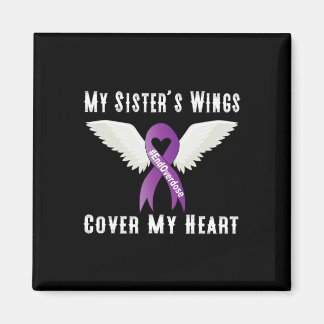 End Overdose My Sister's Wings Cover My Heart  Magnet