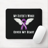 End Overdose My Sister's Wings Cover My Heart  Mousepad (Mit Mouse)