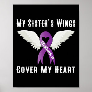 End Overdose My Sister's Wings Cover My Heart  Poster