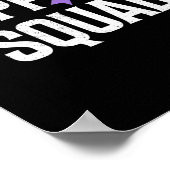 End Overdose Support Squad Overdose Awareness 1  Poster (Ecke)