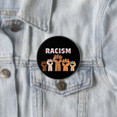 End Racism Multi Shade Fists Button (Beispiel)