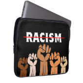 End Racism Multi Shade Fists Electronics Bag Laptopschutzhülle (Vorne Rechts)