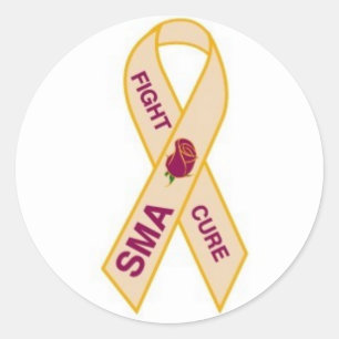 END-SMA-Button Runder Aufkleber