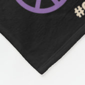 End The Stigma Save A Life Groovy Overdose Awarene Fleecedecke (Ecke)