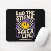 End The Stigma Save A Life Groovy Overdose Awarene Mousepad (Mit Mouse)