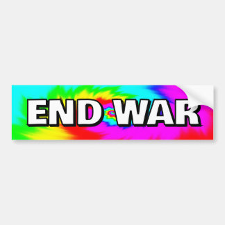 END WAR (you may change the words) Autoaufkleber