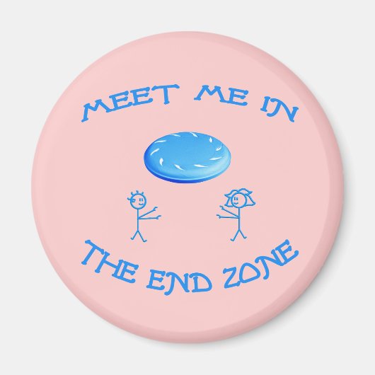 End Zone Frisbee Magnet (Vorne)