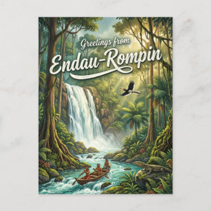 Endau-Rompin-Nationalpark Malaysia Postkarte
