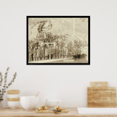 Endausflug des Todholztrainers SD 1890 Poster (Küche)