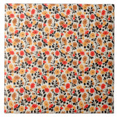 Endblätter der Art Blume Muster Fliese (Vorderseite)