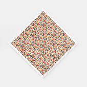 Endblätter des Kunstblumenmusters Serviette (Ecke)
