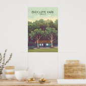 Endcliffe Park Sheffield Reiseplakat Poster (Küche)