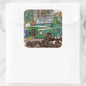 Ende 2006 quadratischer aufkleber (Tasche)