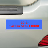 Ende 2012The eines FEHLERS Autoaufkleber (Auf Auto)