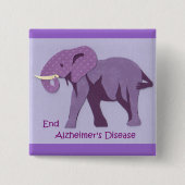 Ende Alzheimers Button (Vorderseite)