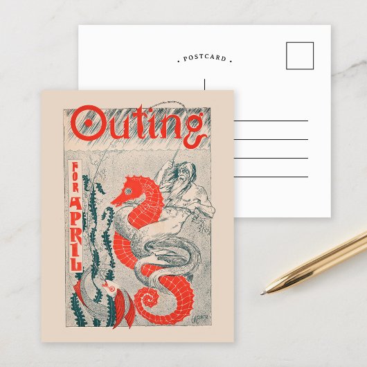 Ende April 1896 | Vintages Magazin Postkarte