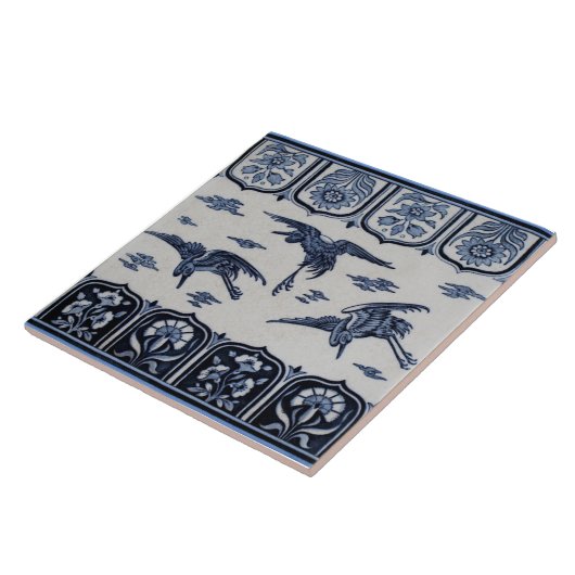 Ende der 1800er Jahre Repro Minton Blue Border Til Fliese (Seite)