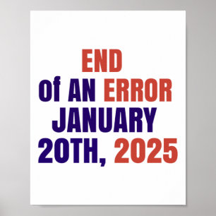 Ende der 2025-Amtseinführung 2025 Poster