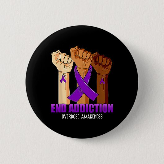 Ende der Adoption Überdosierung Button (Vorderseite)