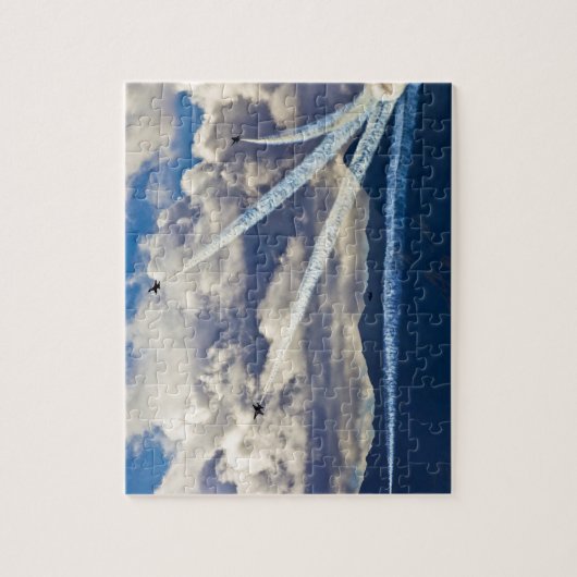 Ende der Air Show Puzzle (Vertikal)