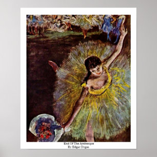 Ende der Arabeske durch Edgar Degas Poster