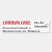 Ende der Bildung? Autoaufkleber (Vorne)