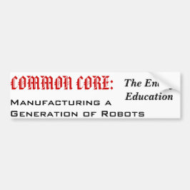 Ende der Bildung? Autoaufkleber