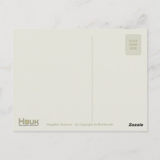 Ende der Blume - Postkarte (Rückseite)