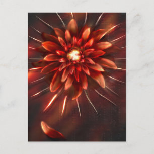 Ende der Blume - Postkarte