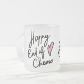 Ende der Chemo-Tasse, rosa weiße und schwarze Tass Mattglastasse (Vorderseite Links)