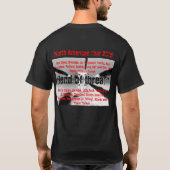 "! Ende der Drohung " T-Shirt (Rückseite)