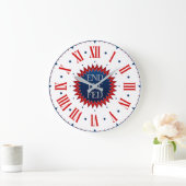 Ende der Gefüttert Stars römische große Uhr (Zuhause)