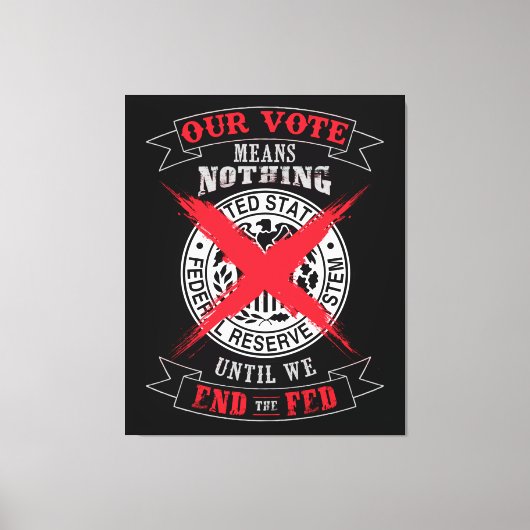 Ende der Gefüttert Wall-Kunst Leinwanddruck (Vorderseite)