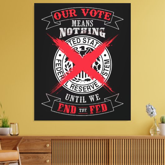 Ende der Gefüttert Wall-Kunst Leinwanddruck (Insitu (Wohnzimmer))