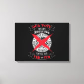 Ende der Gefüttert Wall-Kunst Leinwanddruck (Vorderseite)