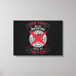 Ende der Gefüttert Wall-Kunst Leinwanddruck