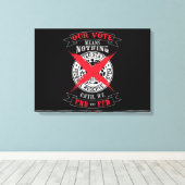 Ende der Gefüttert Wall-Kunst Leinwanddruck (Insitu (Holzboden))